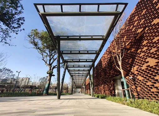 出入口膜結(jié)構(gòu):打造未來空間的綠色門戶